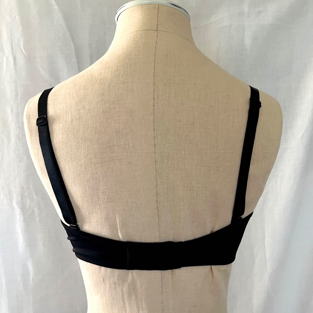 Au Coeur Bandeau Strapless or Strap Black Bra 36C - Picture 5 of 6
